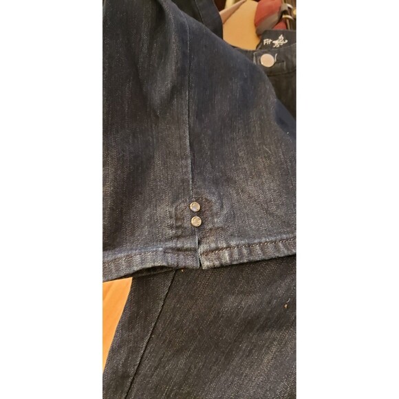 NWT - Lee - Denim Skimmers - Stretch - Knee Length - Size 24W - Picture 4 of 8